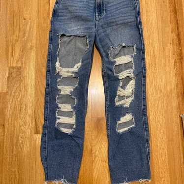 Hollister ultra high rise vintage straight Jeans … - image 1