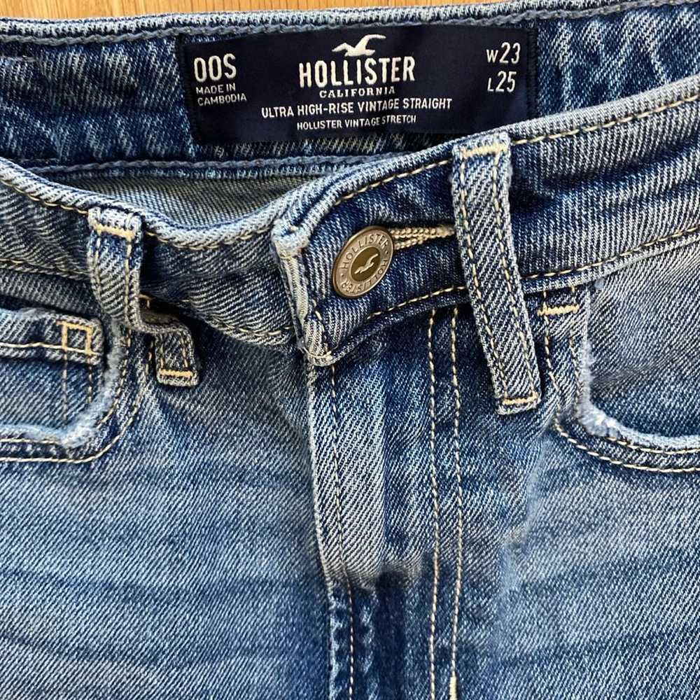 Hollister ultra high rise vintage straight Jeans … - image 2