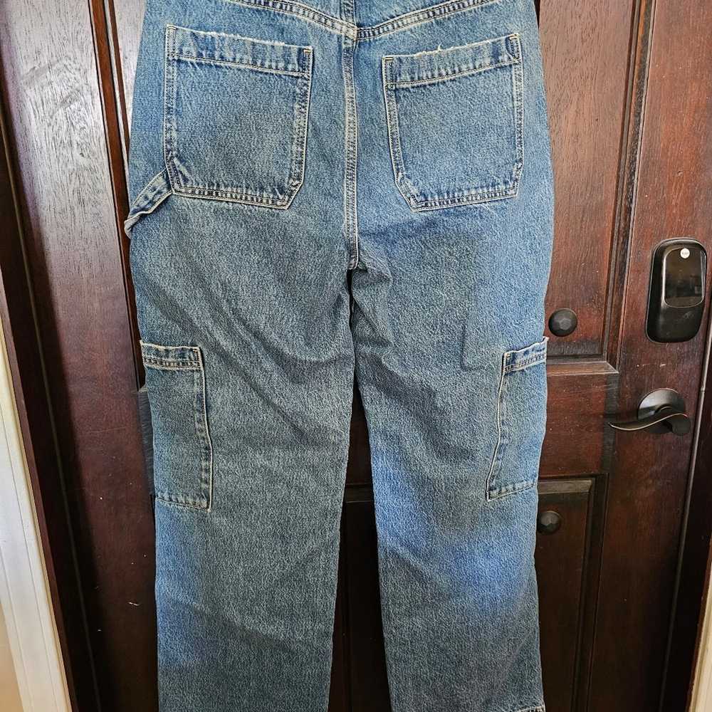 Arizona Wide Leg Juniors Jeans size 9 - image 2