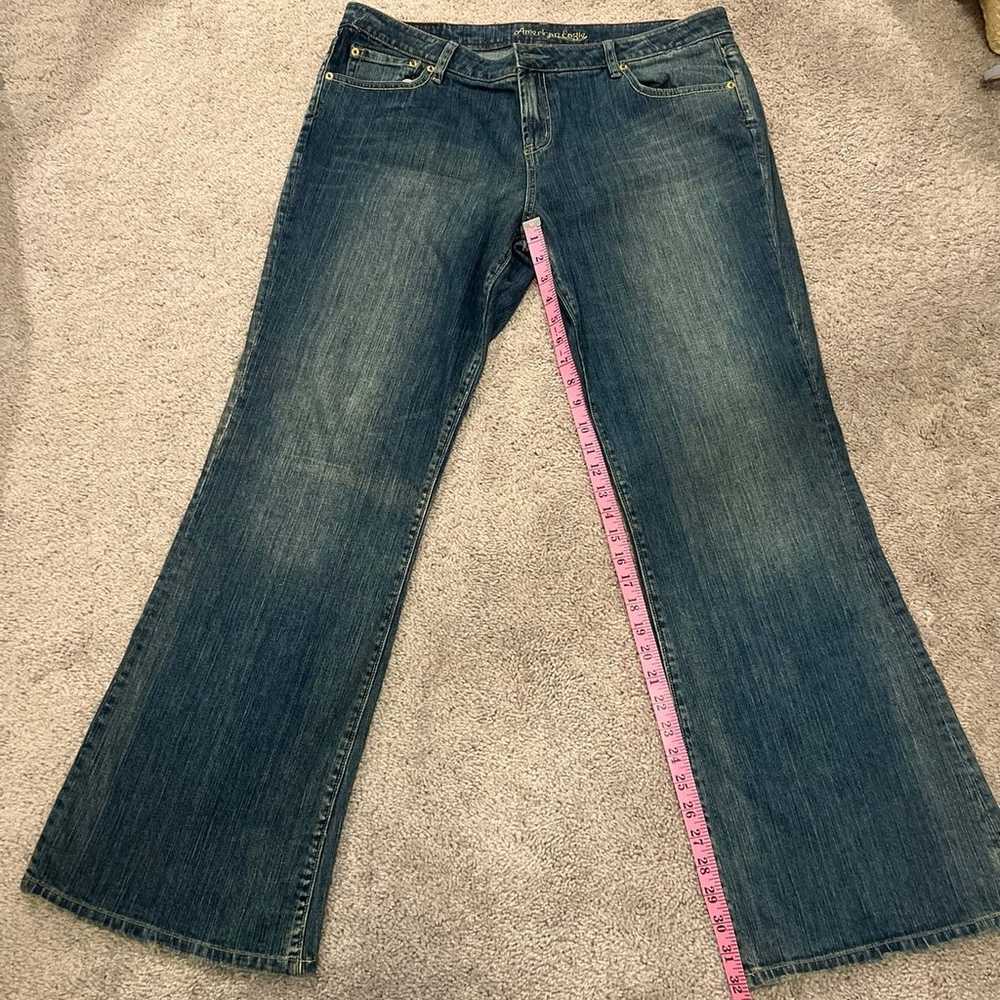 American Eagle Hipster Jeans Size 18 Long - image 2