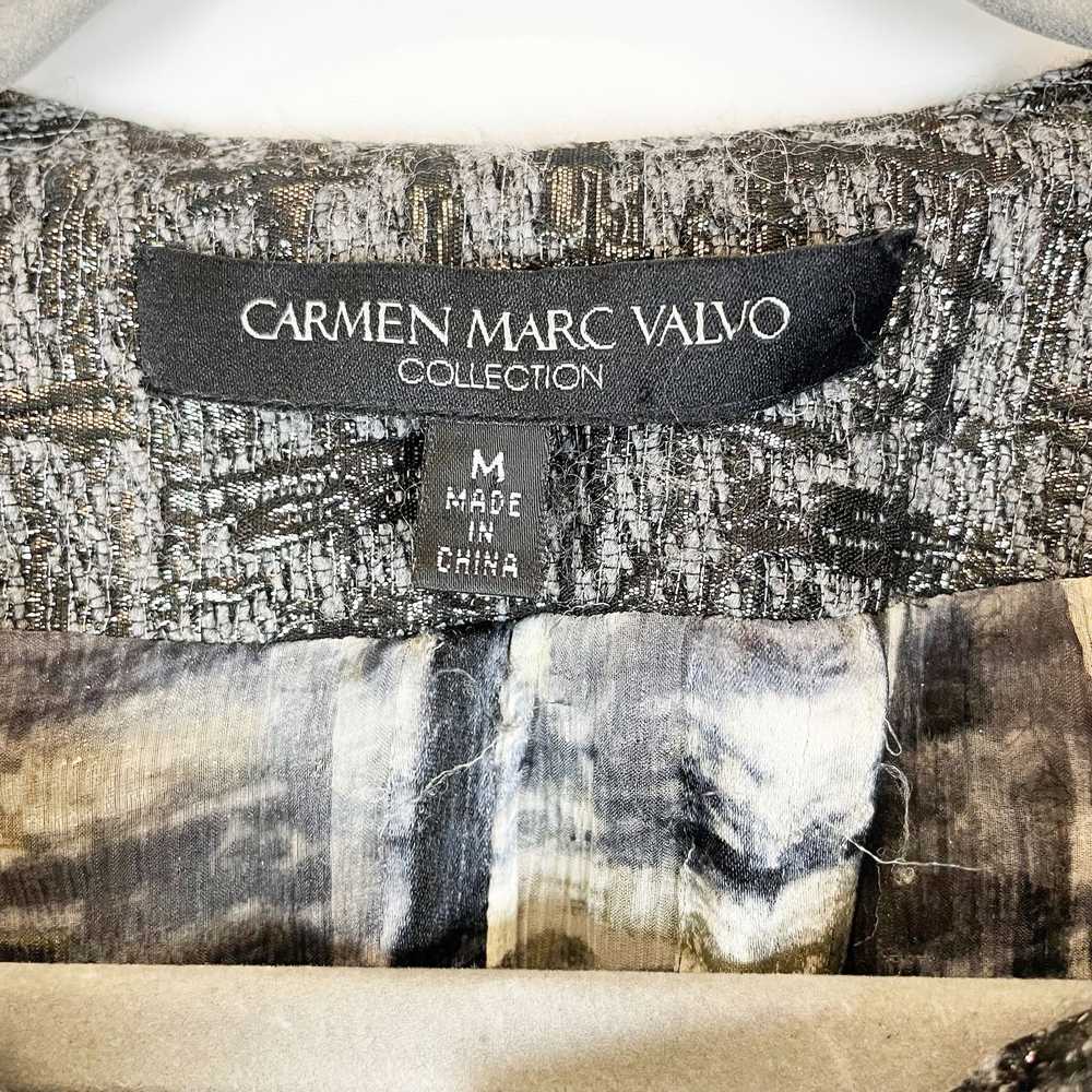 Other Carmen Marc Valvo Metallic Textured Collared - image 2