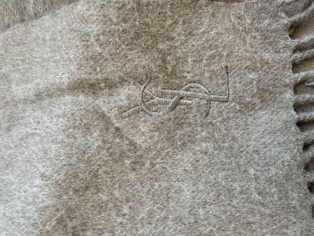 Yves Saint Laurent Yves Saint Laurent Wool Scarf - image 10