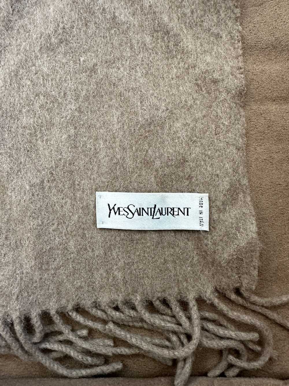 Yves Saint Laurent Yves Saint Laurent Wool Scarf - image 2