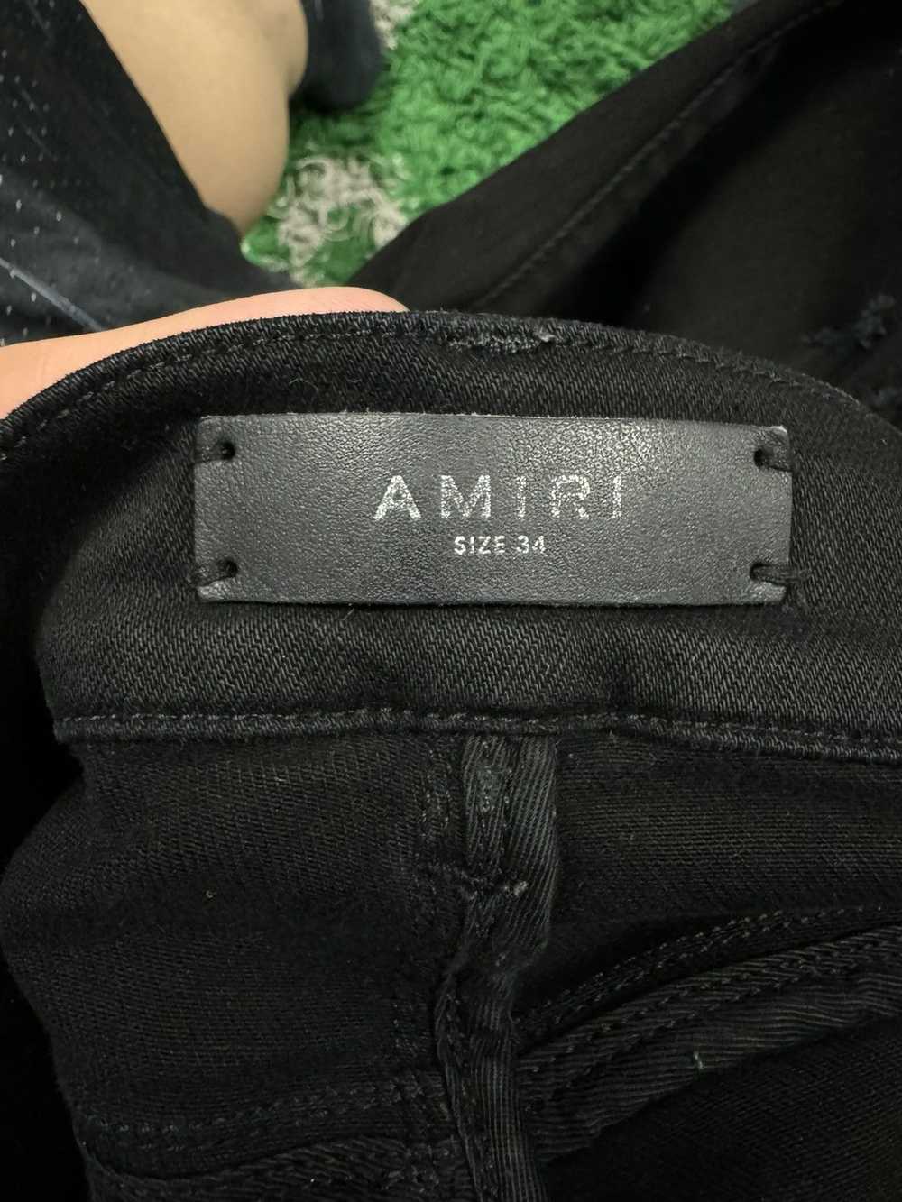 Amiri Amiri MX1 Jeans Black Patch 34 - image 3