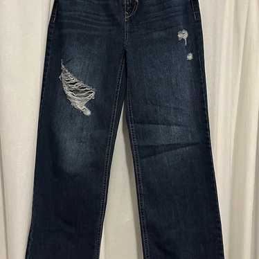 REWASH BRAND SUPER HIGH RISE VINTAGE REUNION JEANS