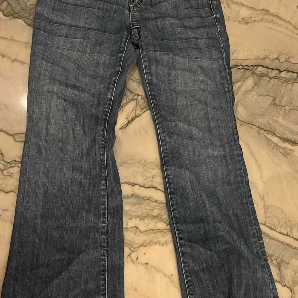 american eagle mid wash boot cut y2k jeans - image 1