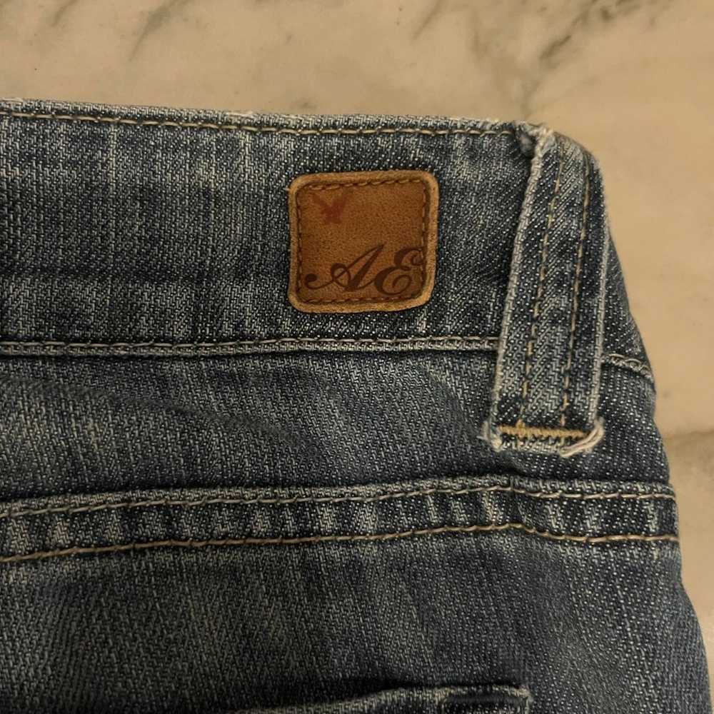 american eagle mid wash boot cut y2k jeans - image 3