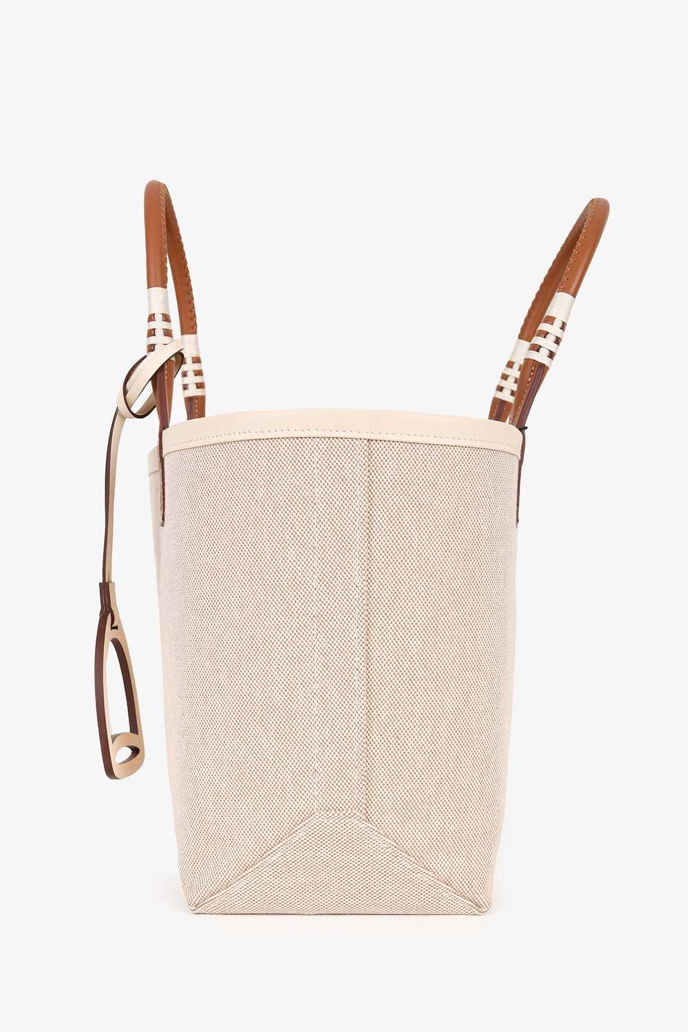 Hermès 2022 Beige/Brown Cavas/Leather Steeple 28 … - image 8