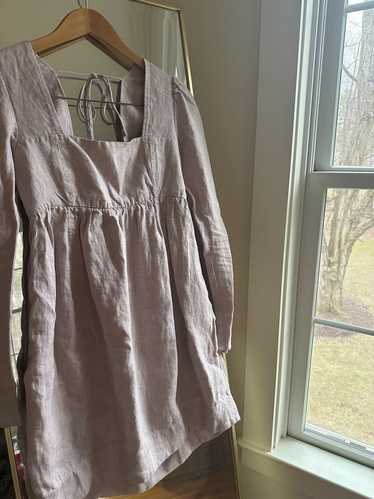 GANNI Light Lilac Babydoll Mini Dress (32) | Used,