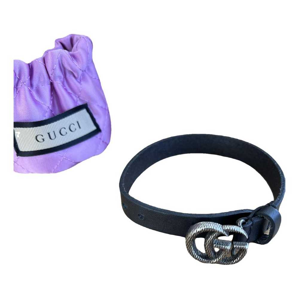 Gucci Gg Running leather bracelet - image 1