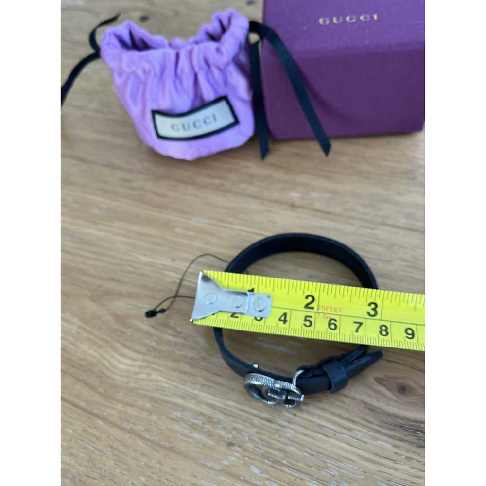 Gucci Gg Running leather bracelet - image 8