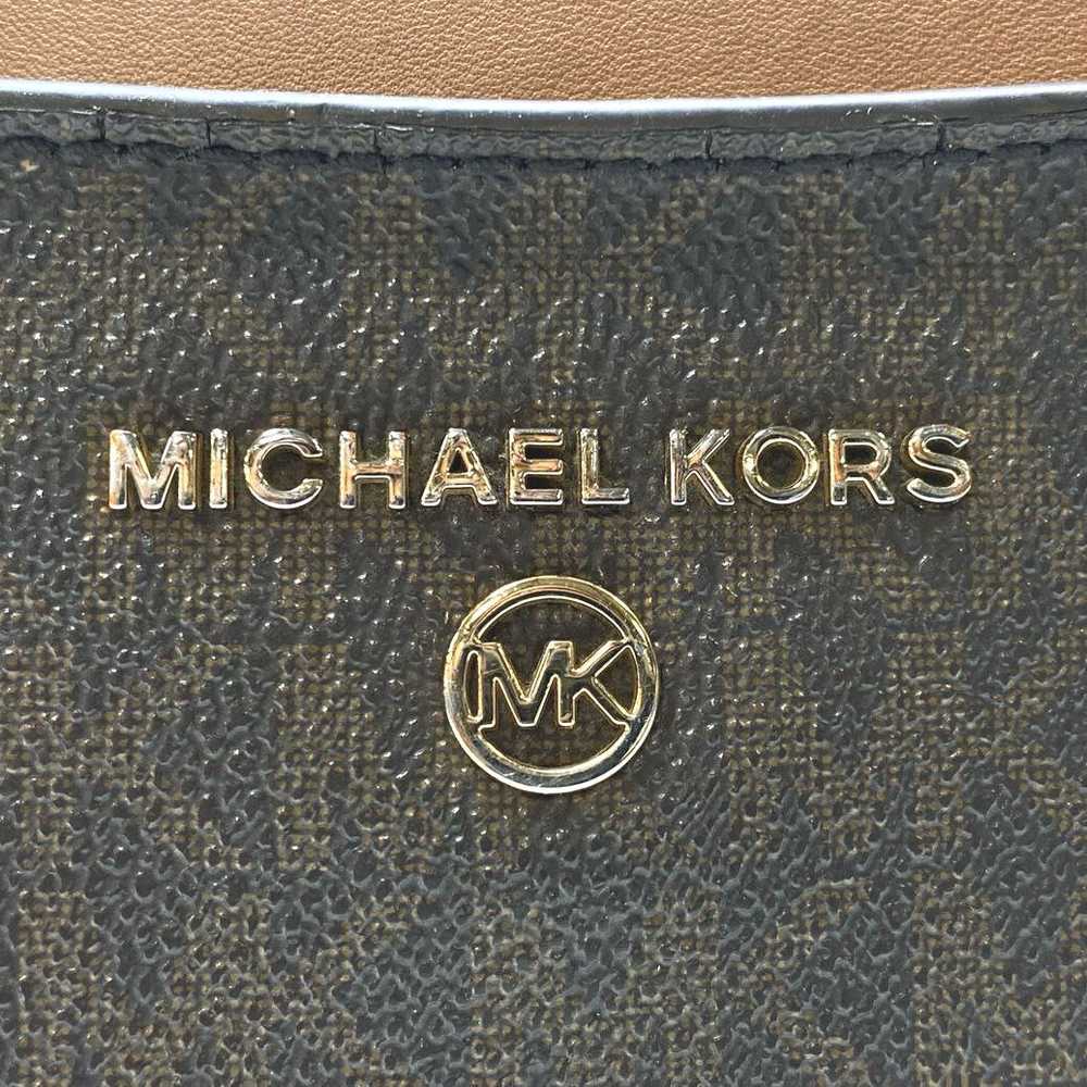 Michael Kors "Jet Set" Brown Shoulder Bag - image 3