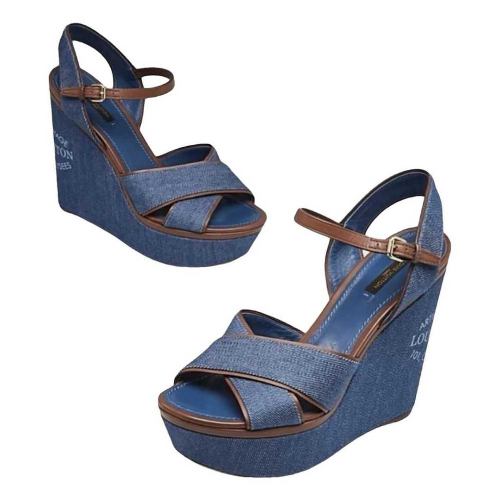 Louis Vuitton Cloth sandal - image 1