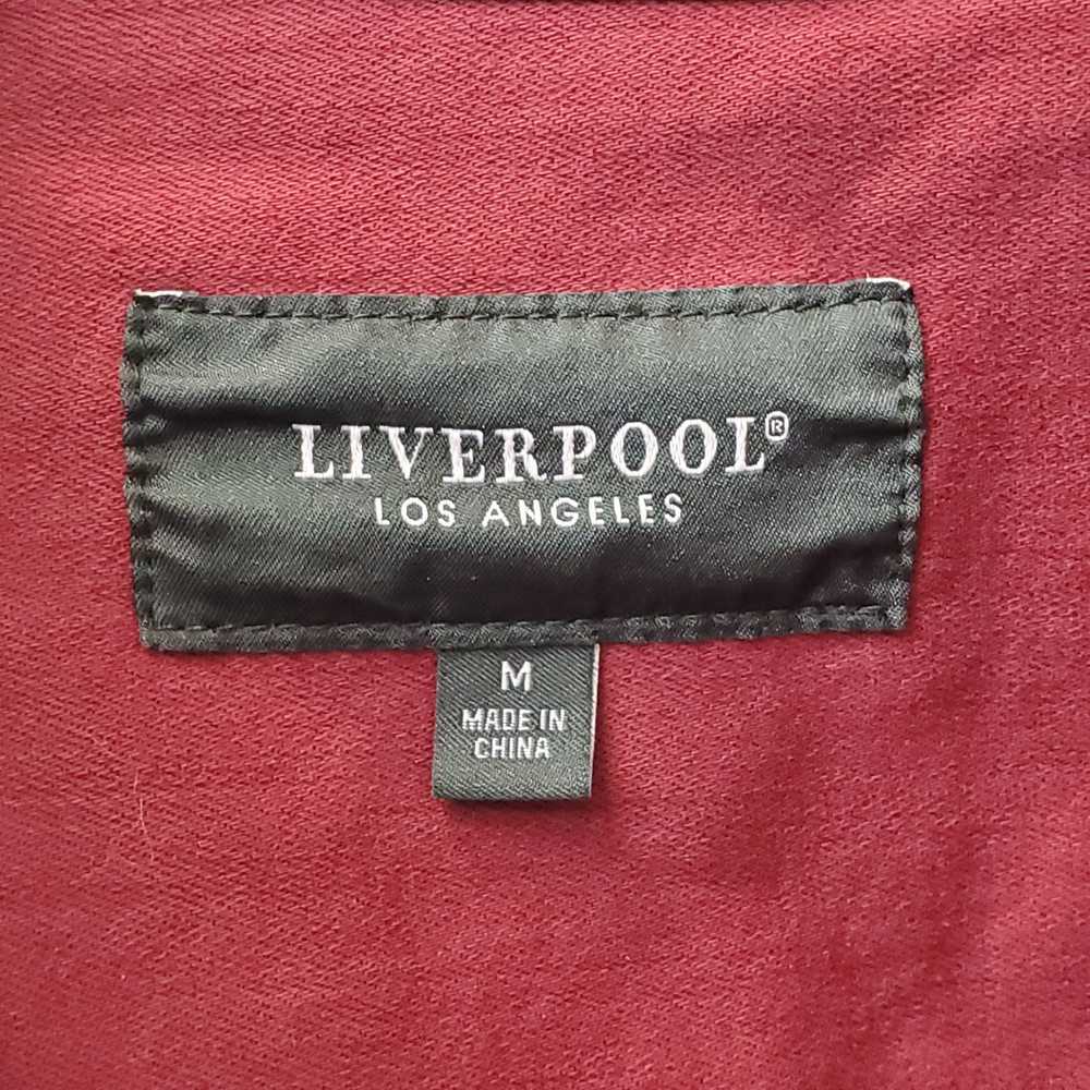 Liverpool FC Liverpool Red Velvet Jean Button Up … - image 3