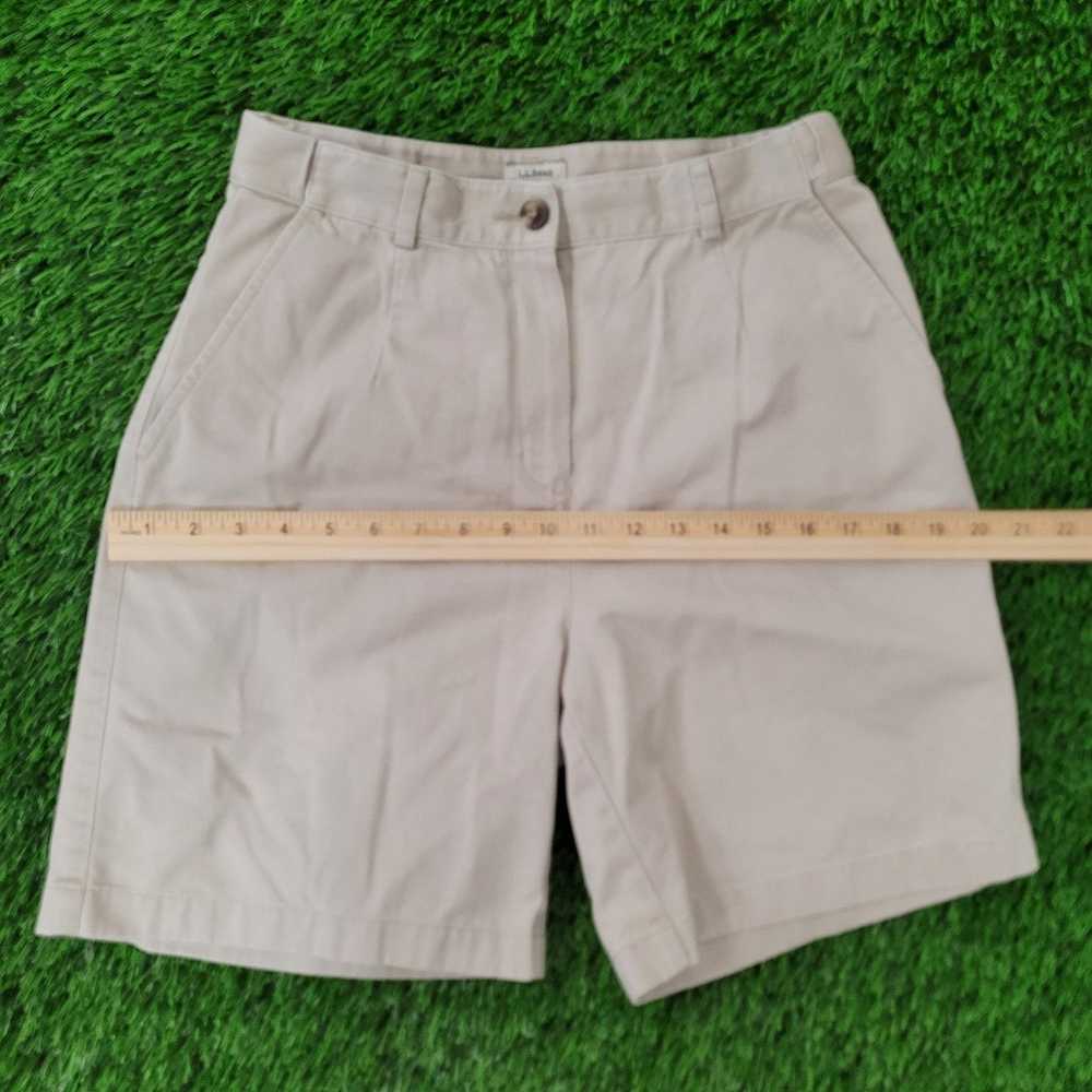 L.L. Bean LL-Bean Shorts Womens 3 26x7 Beige - image 11