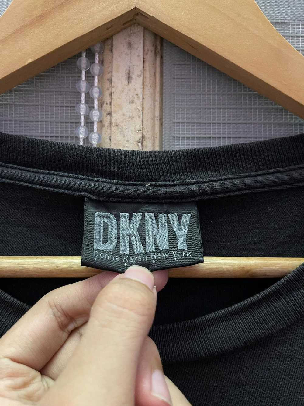 DKNY × Made In Usa × New York Vintage Distressed … - image 4