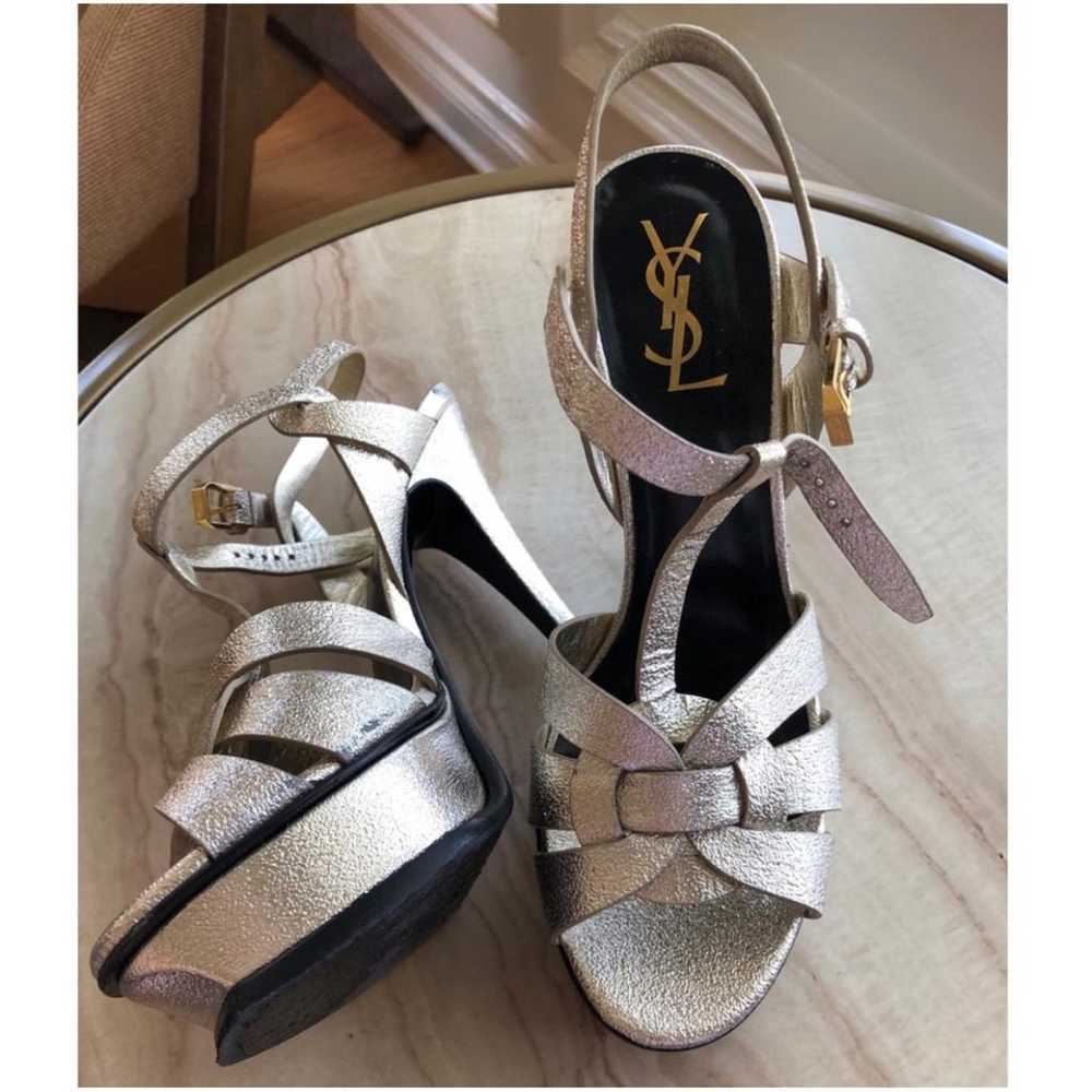 Saint Laurent Tribute leather sandal - image 5