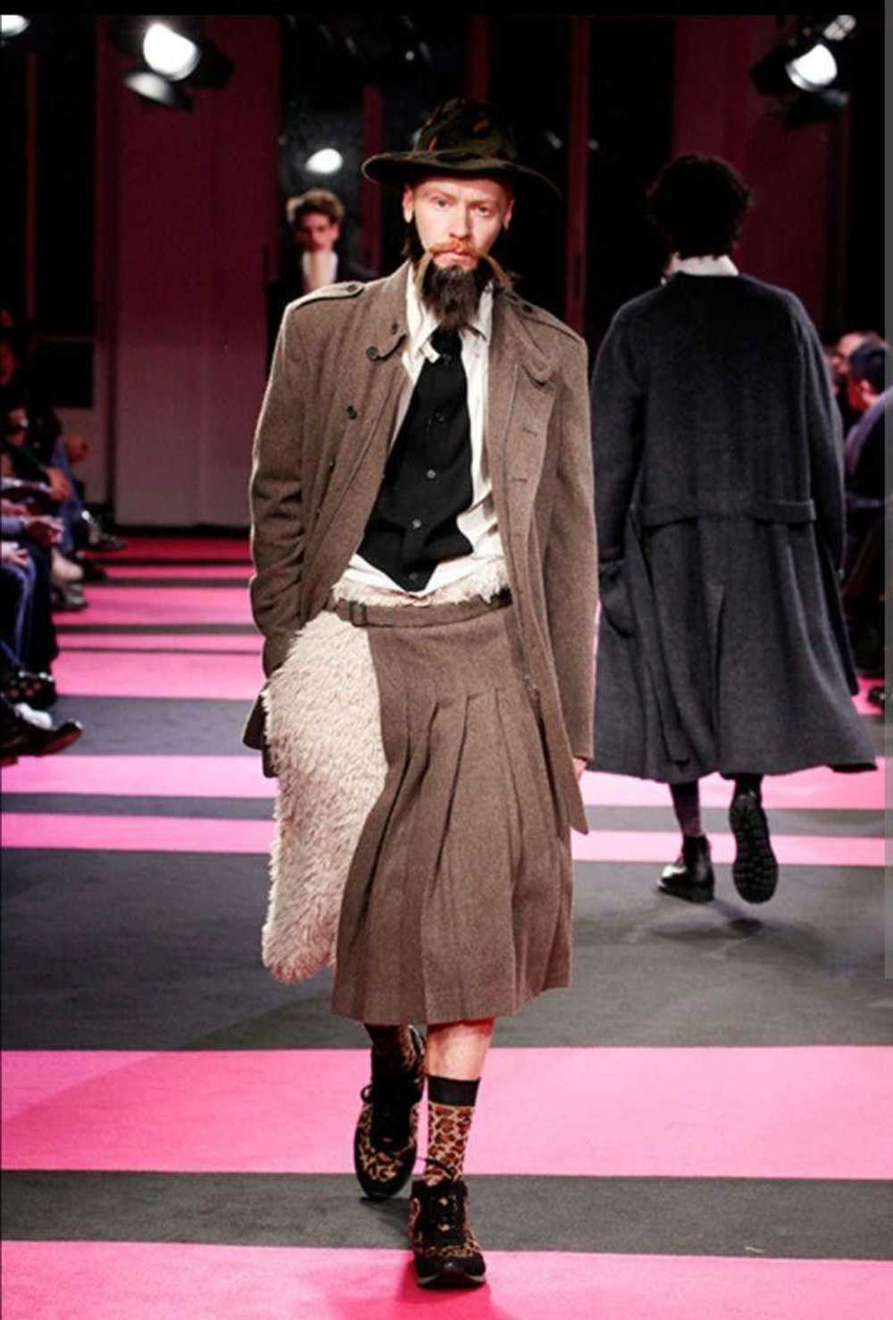 Yohji Yamamoto Pour Homme 13aw archive fur skirt - image 1