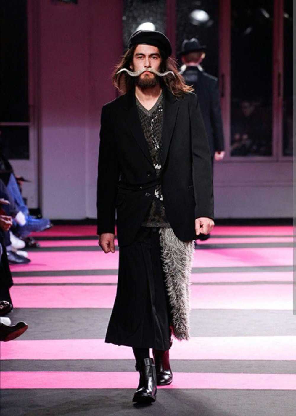 Yohji Yamamoto Pour Homme 13aw archive fur skirt - image 2