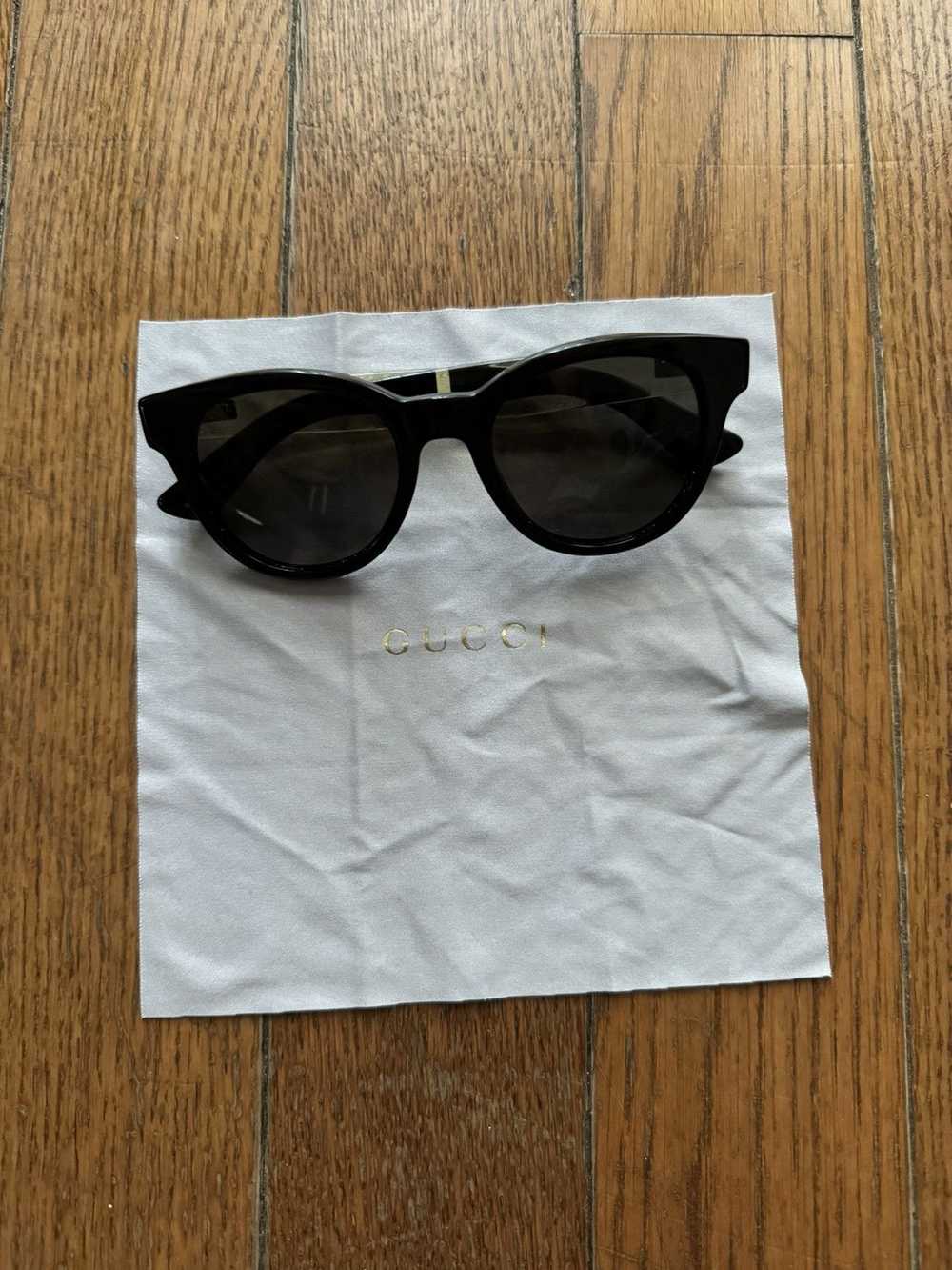 Gucci × Streetwear Gucci Round Frame Sunglasses - image 1