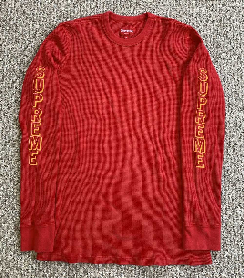 Supreme F/W 2015 Supreme Logo Thermal Shirt - image 1