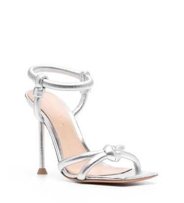 Gianvito Rossi Juno 110mm Metallic Sandals - image 1