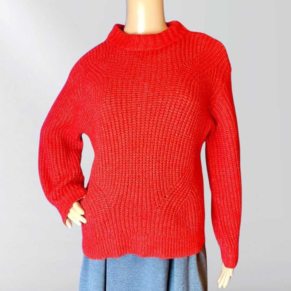 Nine West Nine West Chunky Knit Mock Neck Sweater - image 1