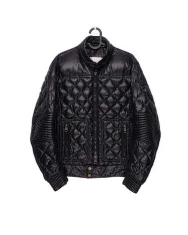 Moncler Vintage Moncler Biker Black Logo Down Puf… - image 1