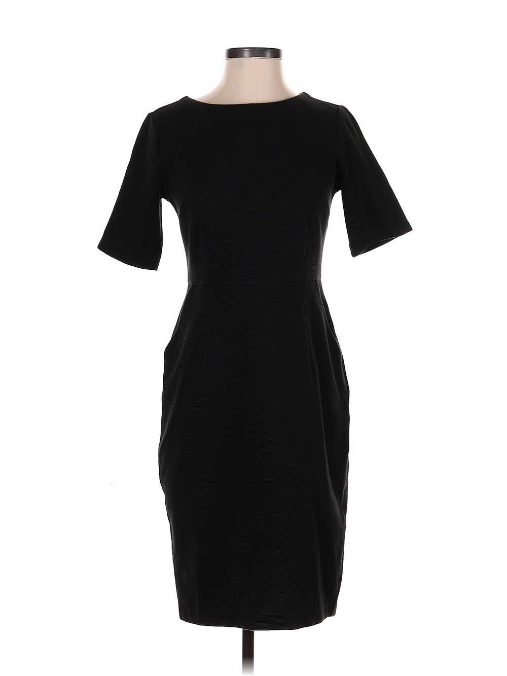 Ann Taylor LOFT Women Black Cocktail Dress 2 Peti… - image 1