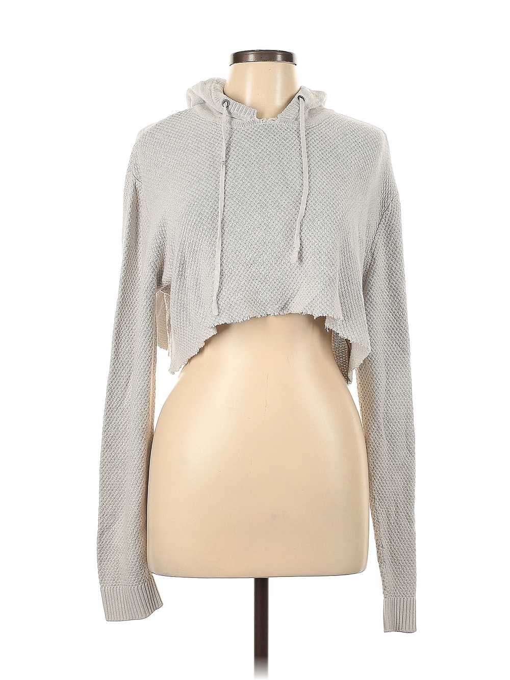 Gap Outlet Women Gray Pullover Hoodie L - image 1