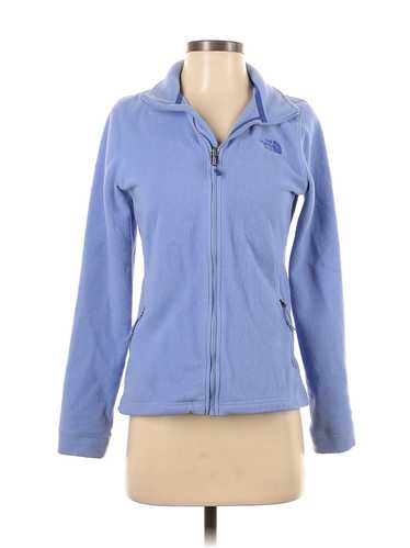 The North Face Women Blue Track Jacket S - image 1