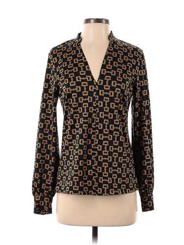 JB by Julie Brown Women Black Long Sleeve Blouse S