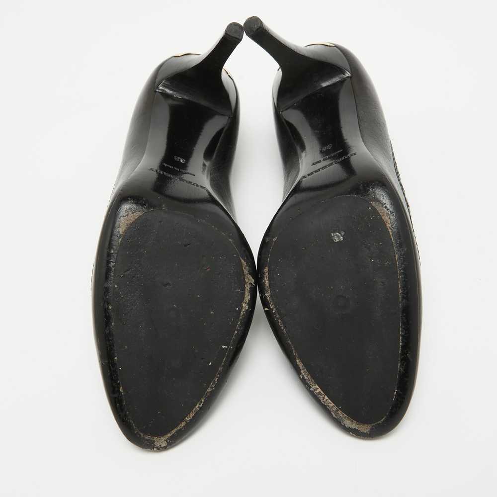 Burberry Black Brogue Leather Pumps - image 4