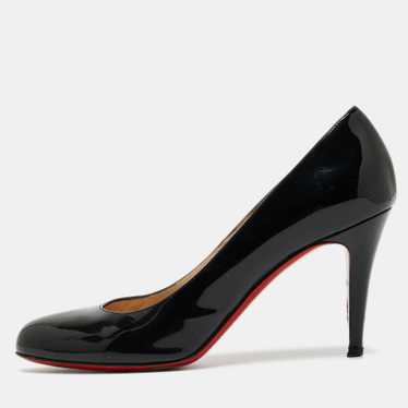 Christian Louboutin Black Patent Leather Simple P… - image 1