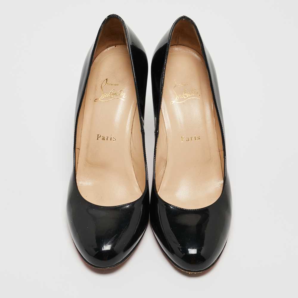 Christian Louboutin Black Patent Leather Simple P… - image 2