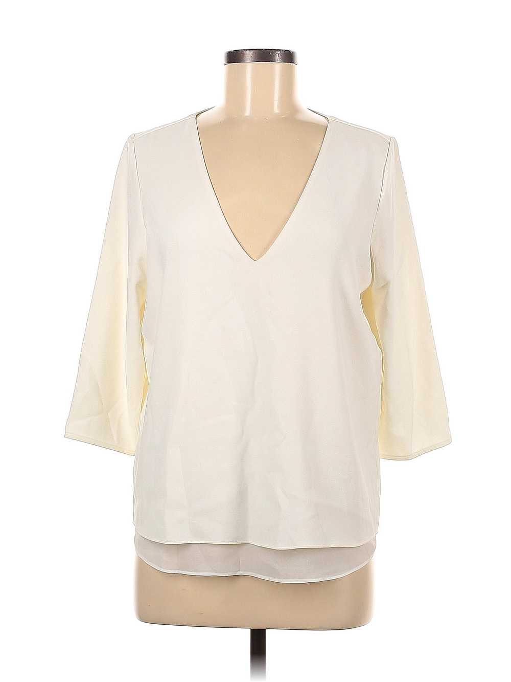 Cooper & Ella Women Ivory Long Sleeve Blouse M - image 1