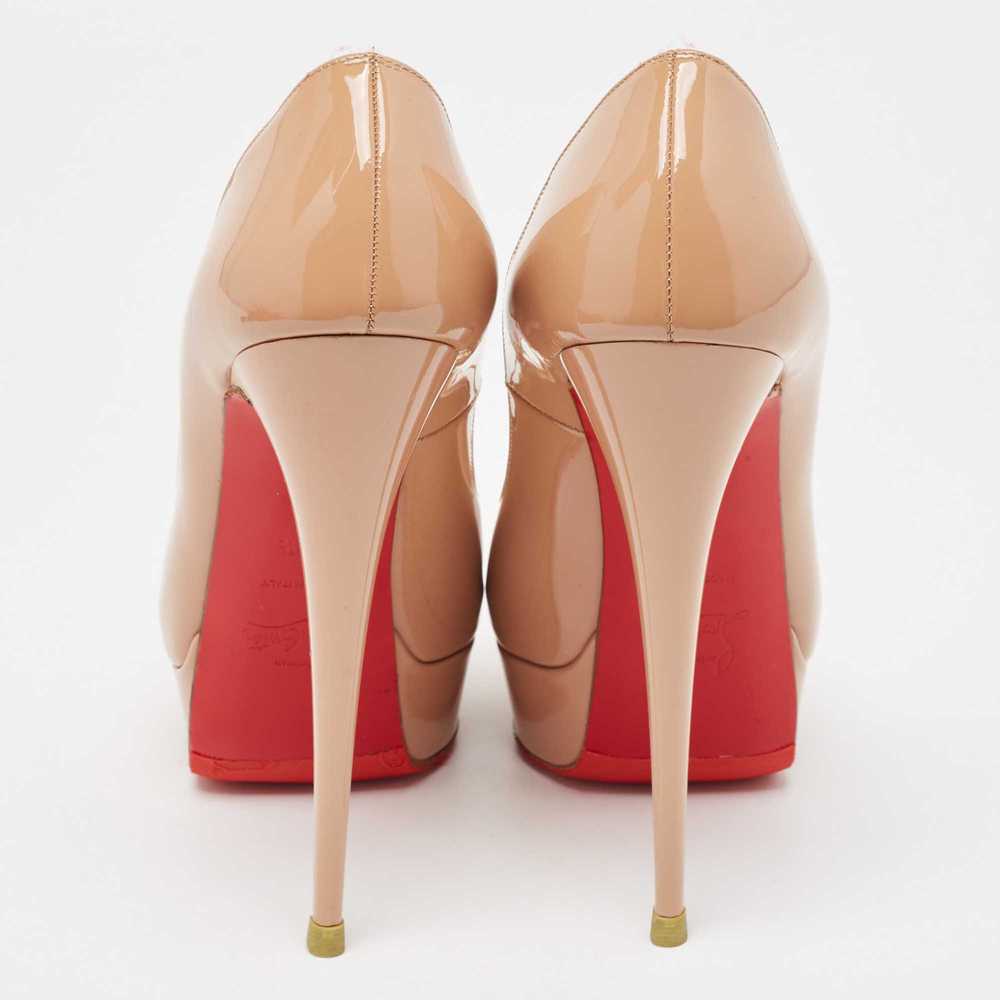 Christian Louboutin Beige Patent Leather Lady Pee… - image 3