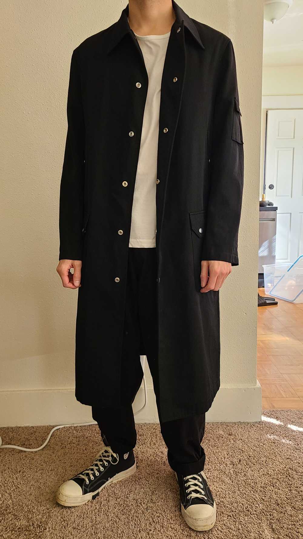 Yohji Yamamoto 05AW Heavy Gabardine Snaps Coat - image 11