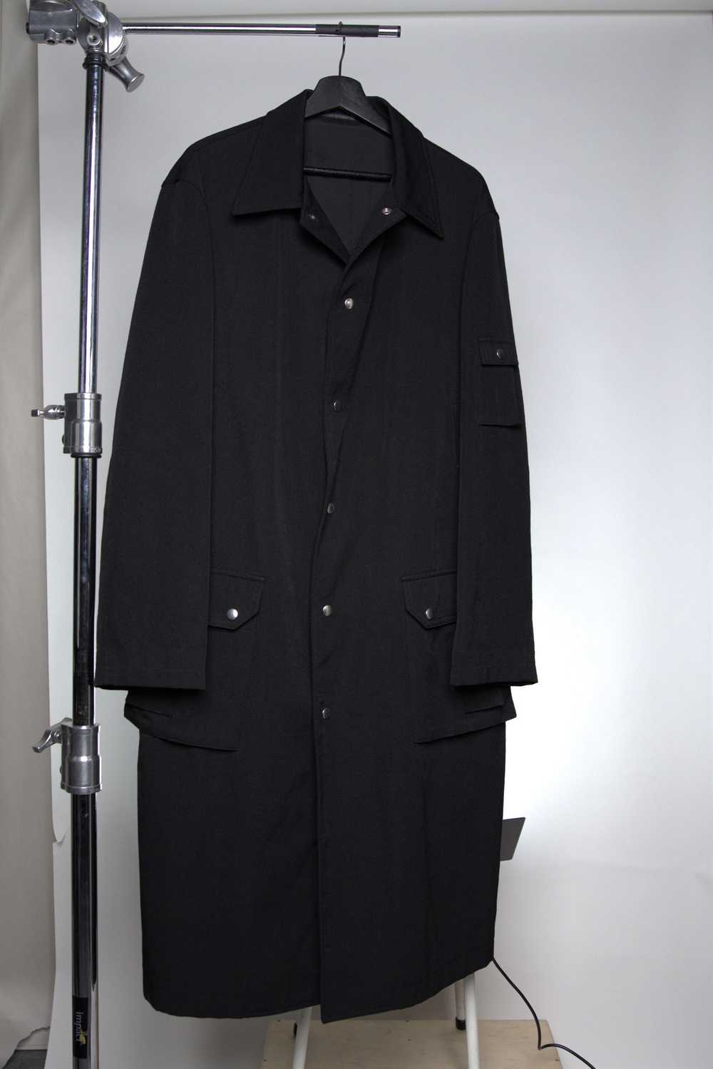 Yohji Yamamoto 05AW Heavy Gabardine Snaps Coat - image 2