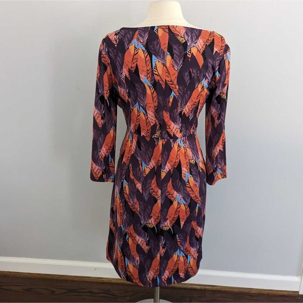 Women's Tracy Negoshian Feather Orange Purple Cin… - image 4