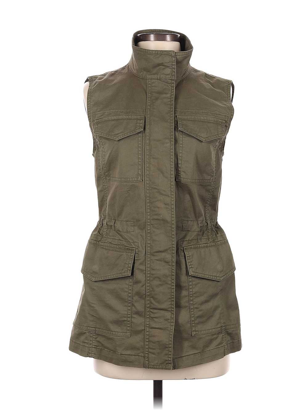 Banana Republic Women Green Vest XS - image 1