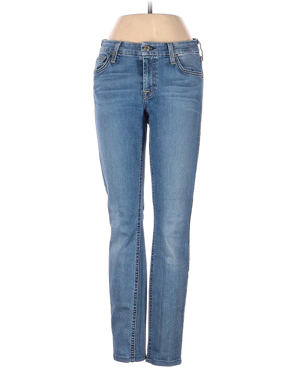 7 For All Mankind Women Blue Jeans 26W - image 1