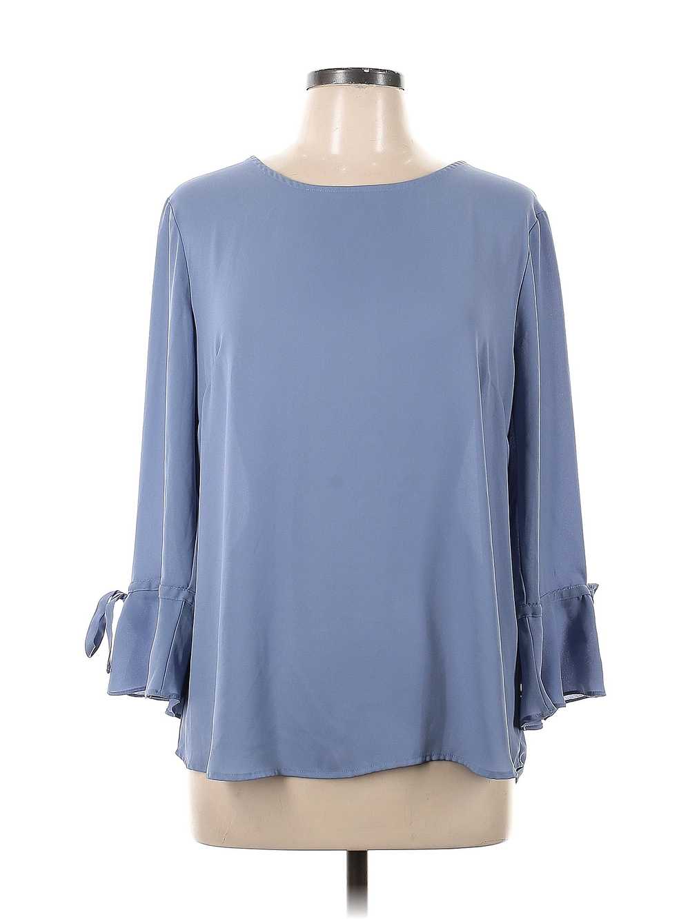 Violet & Claire Women Blue Long Sleeve Blouse L - image 1