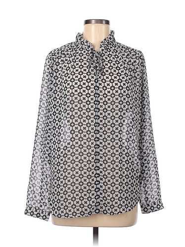 Ann Taylor LOFT Outlet Women Silver Long Sleeve B… - image 1