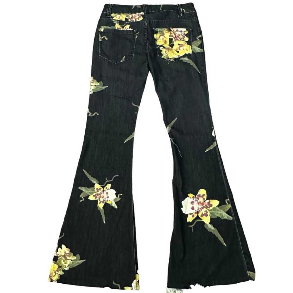 Free People Floral Bali Flare Jeans Miami Night C… - image 7