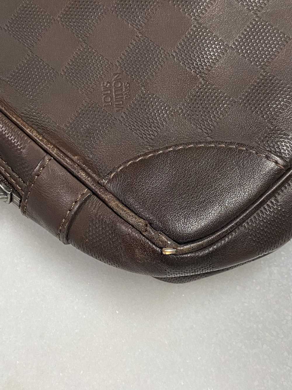 Louis Vuitton Louis Vuitton Brown leather Briefca… - image 10