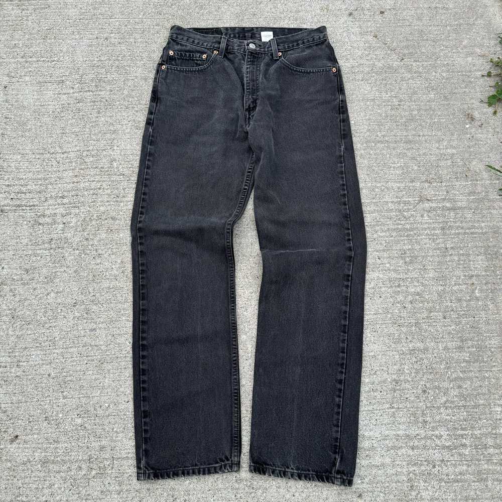 Vintage Levi’s 505 Straight Leg Jeans Black. - image 2