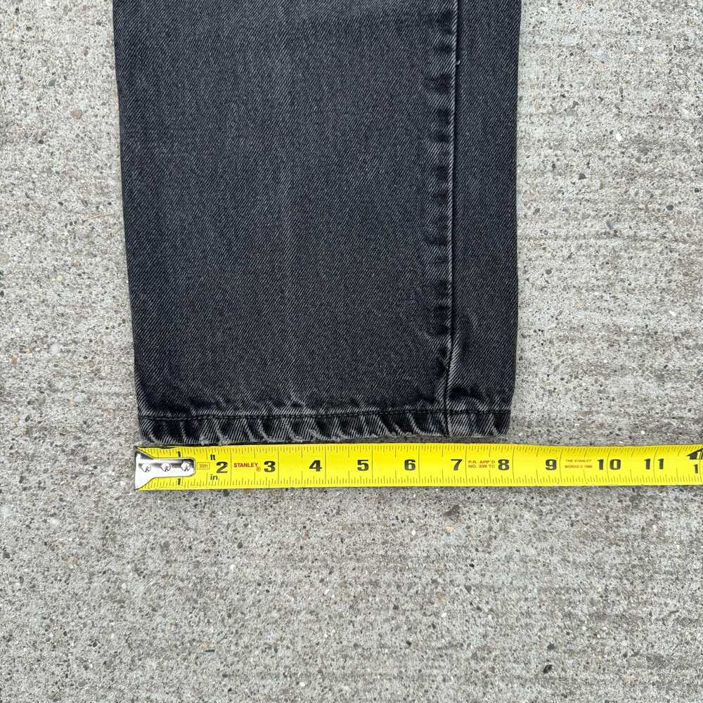 Vintage Levi’s 505 Straight Leg Jeans Black. - image 7