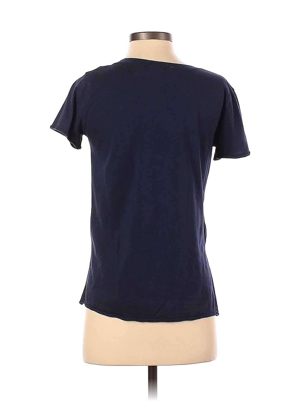 Lush Women Blue Short Sleeve T-Shirt S - image 2