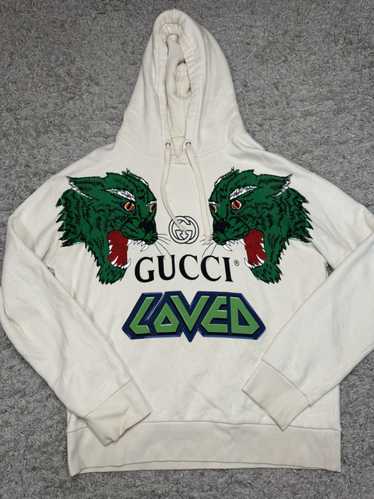 Gucci Gucci Loved Green Tiger Hoodie (XL)